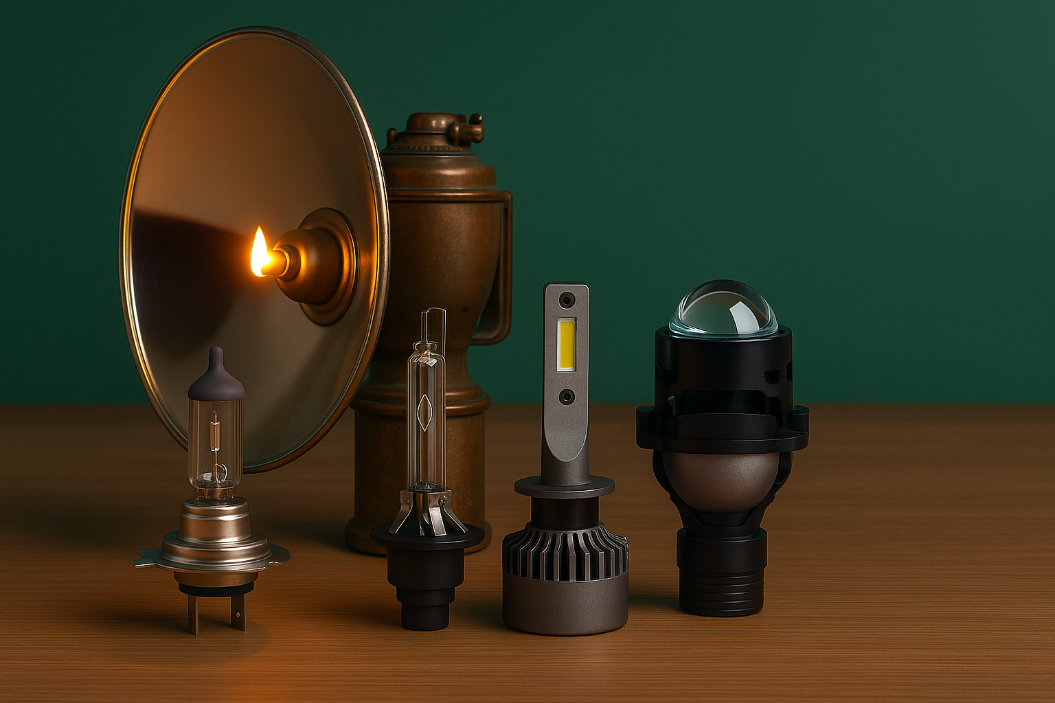 سیر تحول چراغ خودرو از ابتدا تاکنون